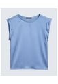 Blusa Satinada  Para Mujer Azul Seven Seven de Seven Seven