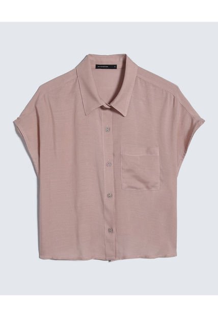 Blusa Para Mujer Manga Corta Color Rosa  Marca Seven Seven #28123932
