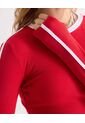 Camiseta Para Mujer Manga Larga Cuello Redondo Color Rojo Marca Seven Seven #28096395 de Seven Seven
