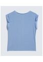 Blusa Satinada  Para Mujer Azul Seven Seven de Seven Seven