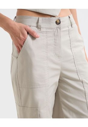 Pantalon Para Mujer  Color Gris Claro Marca Seven Seven #28071827