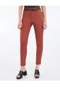 Pantalón Chino Con Cinturón  Para Mujer Terracota Seven Seven de Seven Seven