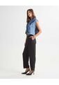 Blusa Satinada  Para Mujer Azul Seven Seven de Seven Seven