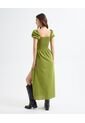 Vestio Maxi Con Cut Out  Para Mujer Verde Seven Seven de Seven Seven