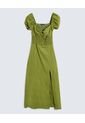 Vestio Maxi Con Cut Out  Para Mujer Verde Seven Seven de Seven Seven