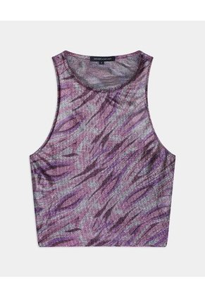 Camiseta  Para Mujer Manga Sisa Color Fucsia Marca Seven Seven #28094843