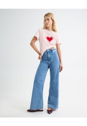 Jean Para Mujer Retro Color Azul Claro Marca Seven Seven #28160935