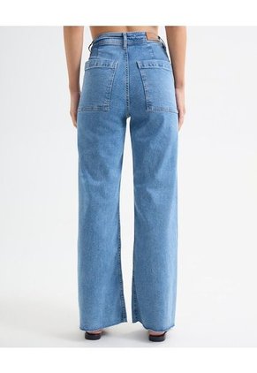 Jean Para Mujer Retro Color Azul Claro Marca Seven Seven #28160935