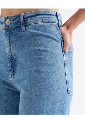 Jean Para Mujer Retro Color Azul Claro Marca Seven Seven #28160935