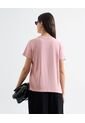 Camiseta Para Mujer Manga Corta Cuello Redondo Color Rosa Marca Seven Seven #28096067 de Seven Seven