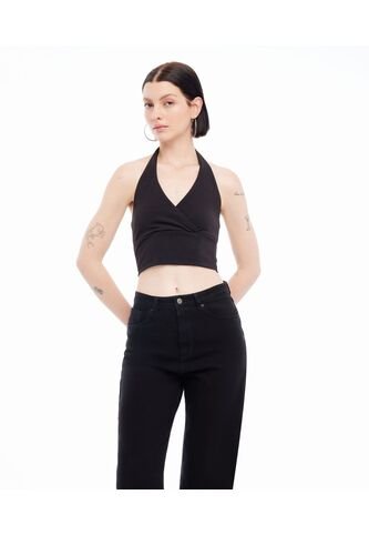 Camiseta Para Mujer Manga Sisa Color Negro Marca Seven Seven #28095324 Seven Seven