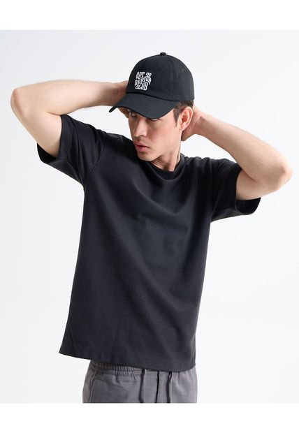 Camiseta Para Hombre Manga Corta Cuello Redondo Color Negro Marca Seven Seven #45092682