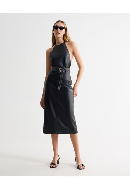 Vestido Para Mujer M/Sisa Largo Color Negro Marca Seven Seven #28171414