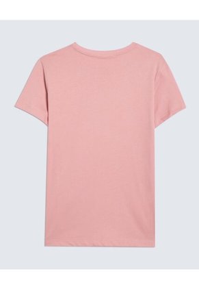 Camiseta Para Mujer Manga Corta Cuello Redondo Color Rosa Marca Seven Seven #28096067
