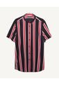 Camisa Para Hombre Manga Corta  Color Negro Marca Seven Seven #45011827 de Seven Seven