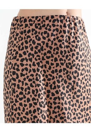 Falda Para Mujer Largo Color Camel Marca Seven Seven #28140896