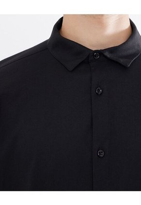 Camisa Para Hombre Manga Larga  Color Negro Marca Seven Seven #45012063