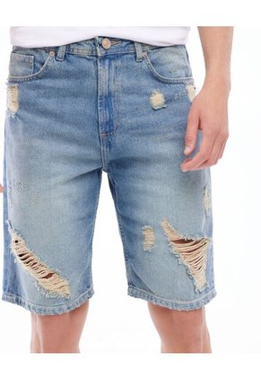 Bermuda Para Hombre  Color Azul Medio Marca Seven Seven #45100627