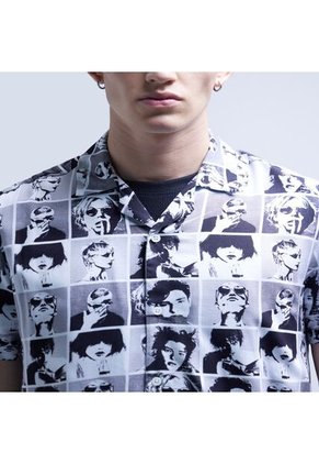 Camisa Para Hombre Manga Corta  Color Negro Marca Seven Seven #45011957