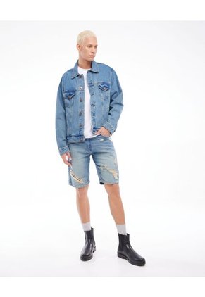 Bermuda Para Hombre  Color Azul Medio Marca Seven Seven #45100627