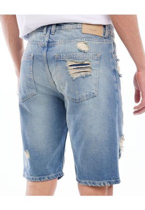 Bermuda Para Hombre  Color Azul Medio Marca Seven Seven #45100627