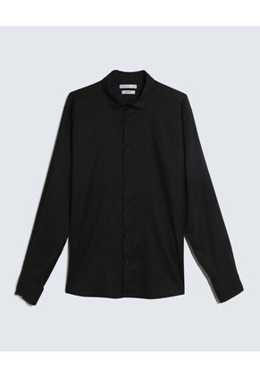 Camisa Para Hombre Manga Larga  Color Negro Marca Seven Seven #45012063