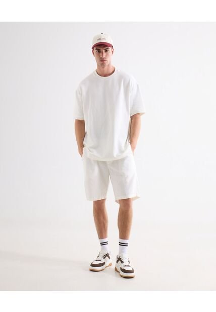 Bermuda Para Hombre Regular Corto Color Marfil Marca Seven Seven #45100692