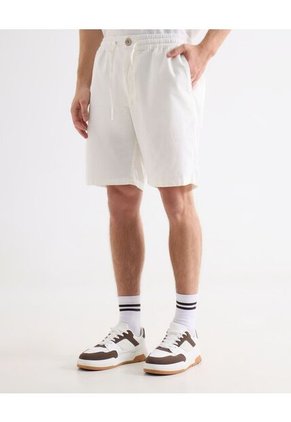 Bermuda Para Hombre Regular Corto Color Marfil Marca Seven Seven #45100692