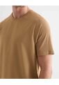 Camiseta  Para Hombre Manga Corta Cuello Redondo Color Camel Marca Seven Seven #45092834 de Seven Seven