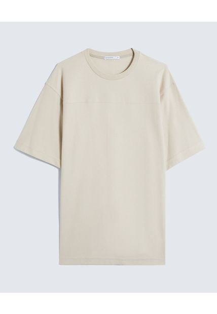 Camiseta Para Hombre Manga Corta Cuello Redondo Color Arena Marca Seven Seven #45092710