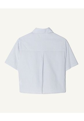 Blusa Para Mujer Manga Corta Color Azul Claro Marca Seven Seven #28123896