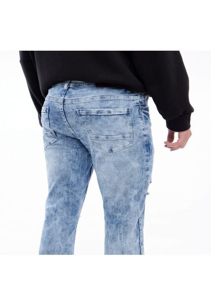 Jean Para Hombre Skinny Color Azul Claro Marca Seven Seven #45160493