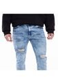 Jean Para Hombre Skinny Color Azul Claro Marca Seven Seven #45160493 de Seven Seven