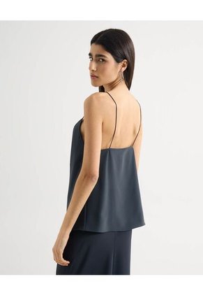 Blusa Para Mujer Manga Sisa Color Azul Marca Seven Seven #28124038