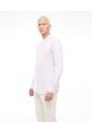 Camisa Cuello Mao Manga Larga Y De Mini Rombos   Para Hombre Lila Seven Seven de Seven Seven