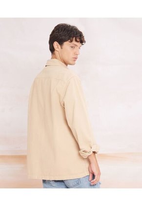 Sobrecamisa En Dril   Para Hombre Camel Seven Seven
