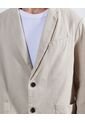 Blazer Desestructurado En Efecto Lino  Para Hombre Beige Seven Seven de Seven Seven