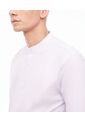 Camisa Cuello Mao Manga Larga Y De Mini Rombos   Para Hombre Lila Seven Seven de Seven Seven