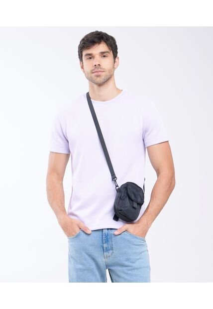 Camiseta Para Hombre Manga Corta Color Lila Marca Seven Seven #45092381