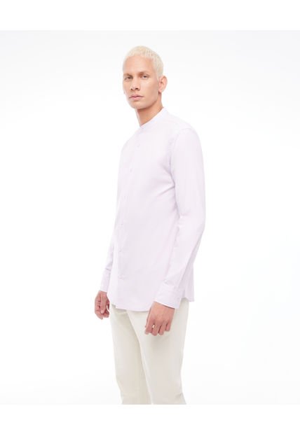 Camisa Para Hombre Manga Larga  Color Lilapastel Marca Seven Seven #45011813