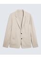 Blazer Desestructurado En Efecto Lino  Para Hombre Beige Seven Seven de Seven Seven