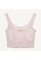 Crop Top De Encaje   Para Mujer Rosa Seven Seven de Seven Seven
