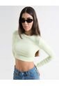 Camiseta Para Mujer Manga Larga Cuello Redondo Color Verde Marca Seven Seven #28096178 de Seven Seven
