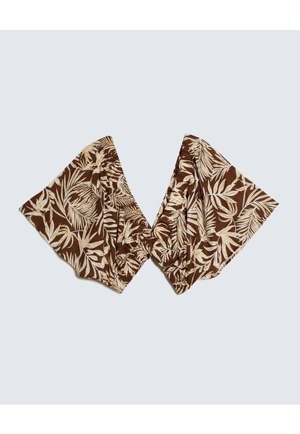 Blusa Para Mujer Manga Corta Color Cafe  Marca Seven Seven #28123999