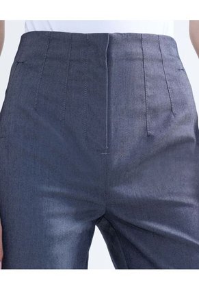 Pantalón Casual Tiro Alto  Para Mujer Negro Seven Seven