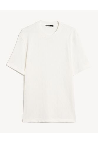 Camiseta Acanalada  Para Hombre Blanco Seven Seven Seven Seven