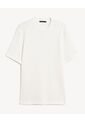 Camiseta Acanalada  Para Hombre Blanco Seven Seven de Seven Seven