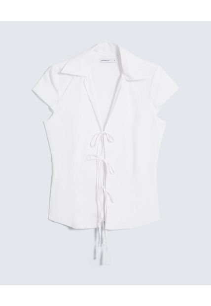 Blusa Para Mujer Manga Corta Color Crudo Marca Seven Seven #28124082