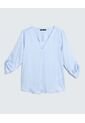 Blusa Manga ¾   Para Mujer Azul Seven Seven de Seven Seven