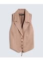 Chaleco Para Mujer  Color Camel Marca Seven Seven #28250121 de Seven Seven